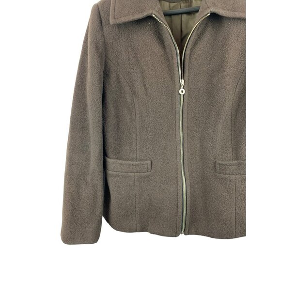Kristen Blake Womens Brown Wool Blend Jacket Size S - Picture 3 of 5